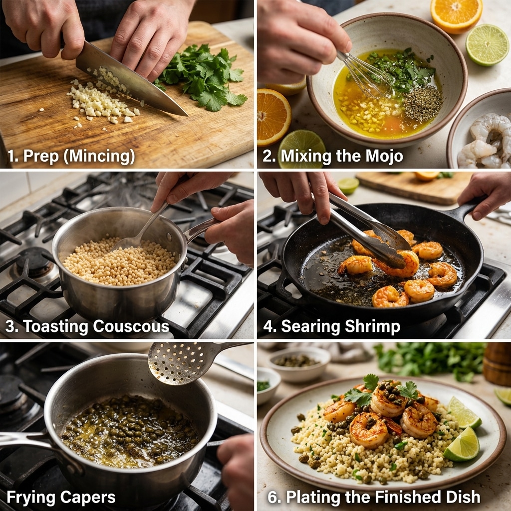 Mojo Shrimp With Couscous and Fried Capers Recipe 2026 14 Mojo Shrimp With Couscous and Fried Capers Recipe