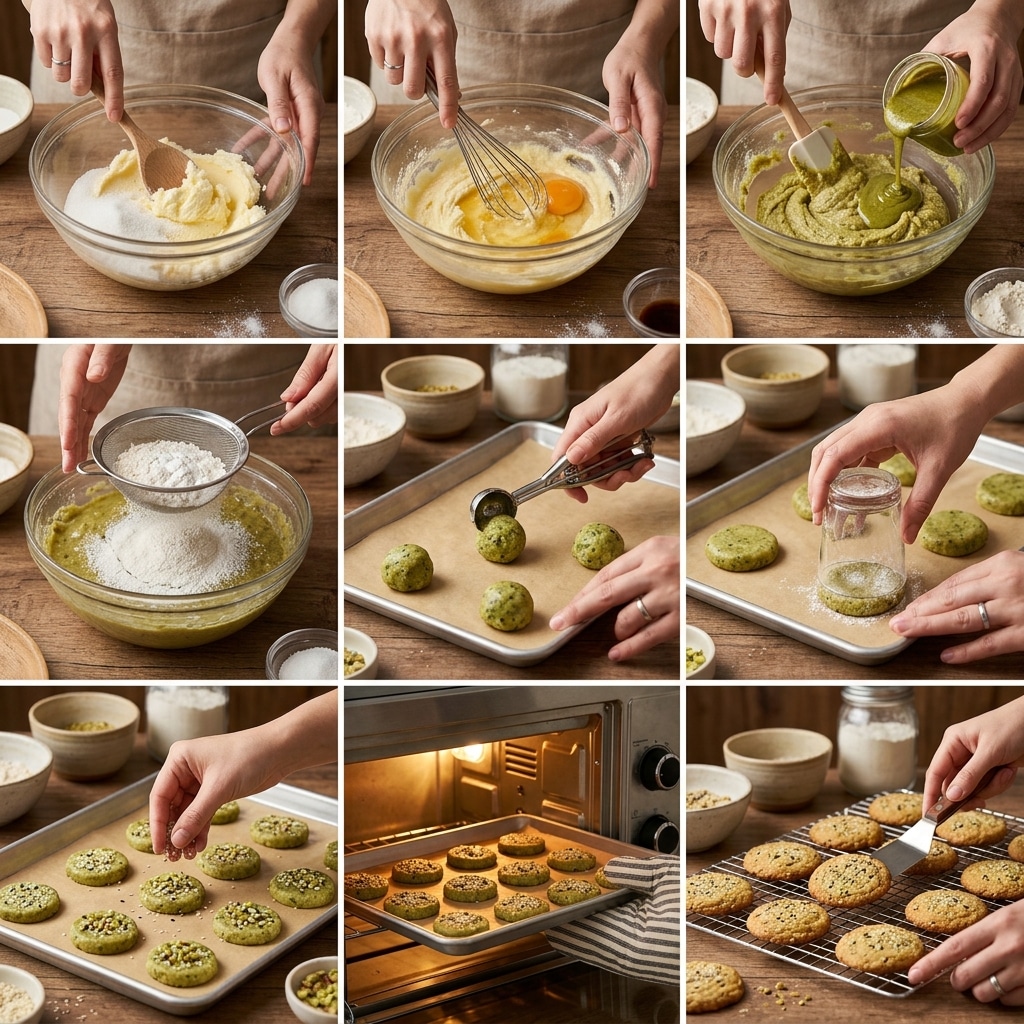 Sesame and Pistachio Butter Cookies Recipe 2026 14 Sesame and Pistachio Butter Cookies recipe