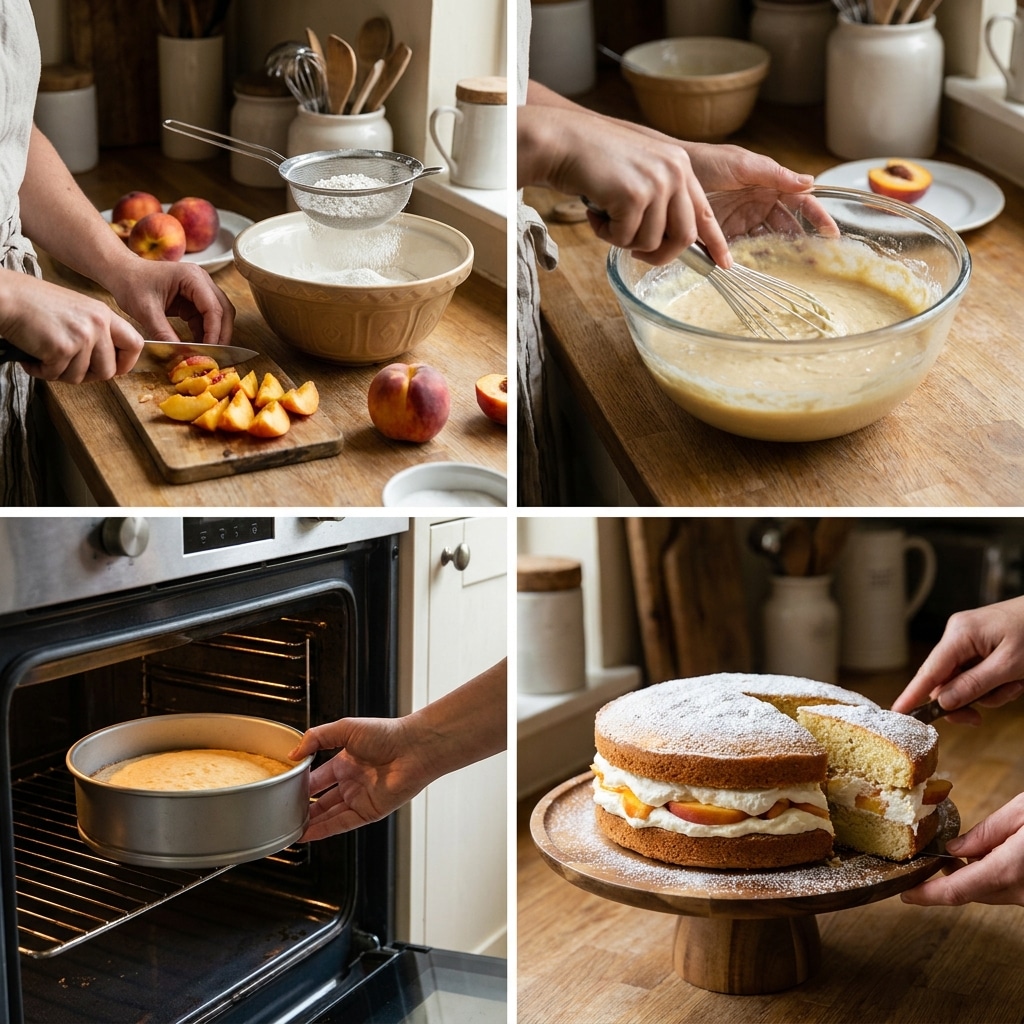 Peaches and Cream Victoria Sandwich Recipe 2026 12 Peaches and Cream Victoria Sandwich Recipe
