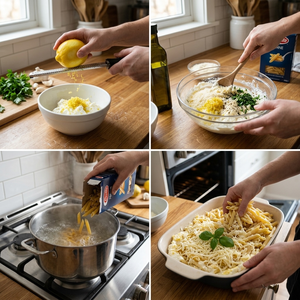 Lemon Ricotta Pasta Bake Recipe: Creamy Homemade Comfort 2026 14 Lemon Ricotta Pasta Bake Recipe