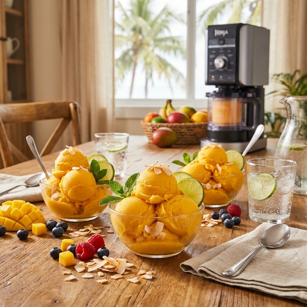 Ninja Creami Mango Sorbet Recipe: Homemade Frozen Tropical Treats 2026 15 Ninja Creami Mango Sorbet Recipe