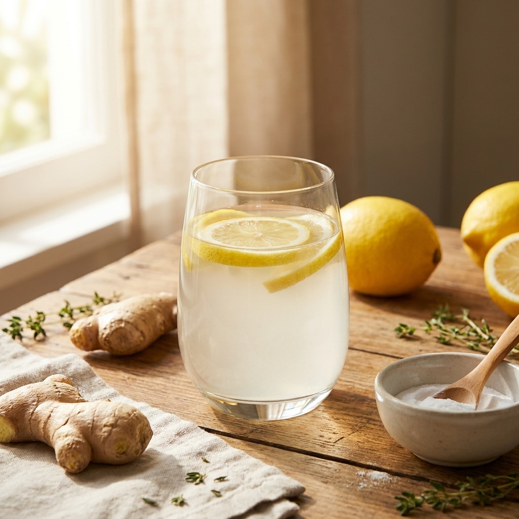 baking soda water shot Recipe