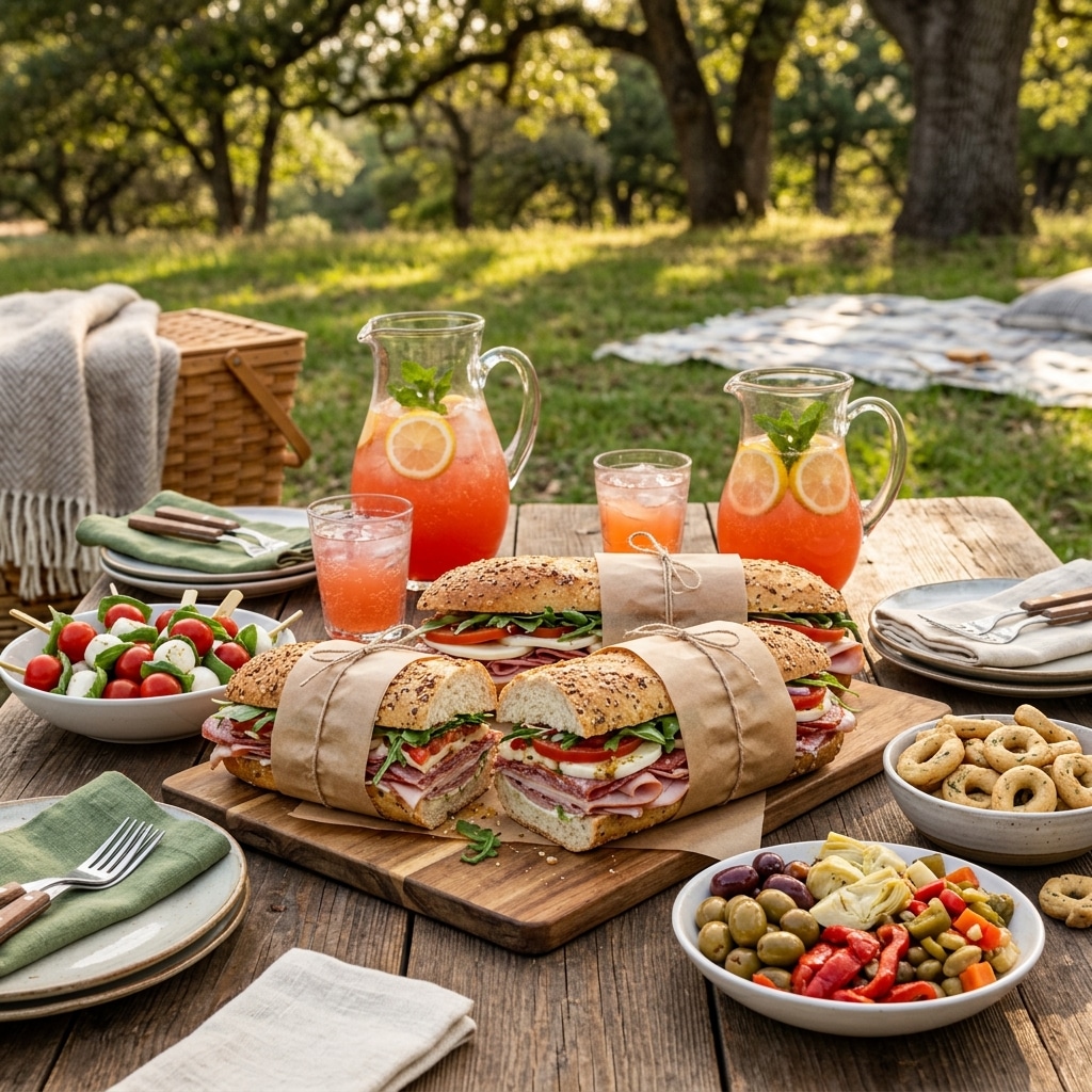 Italian Picnic Heroes Recipe: The Ultimate Portable Feast 2026 15 Italian Picnic Heroes Recipe